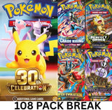 9/28 Monday Celebrations Break #1 (108 Pack Break)