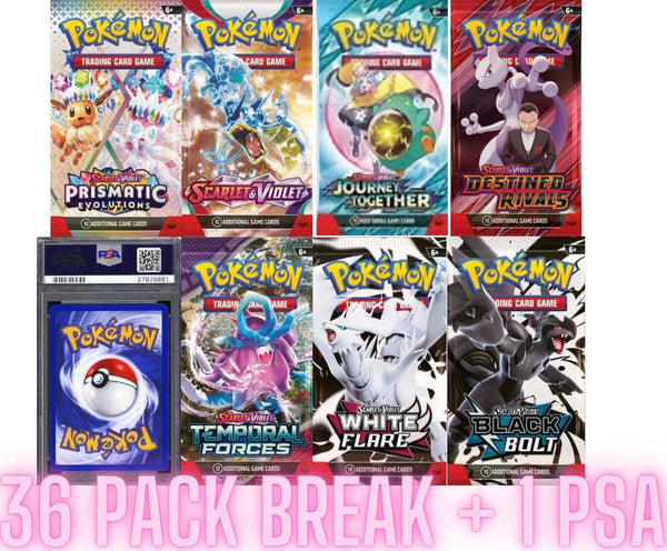 8/27 Wednesday Sampler Break #1 (36 Pack + 1 PSA)