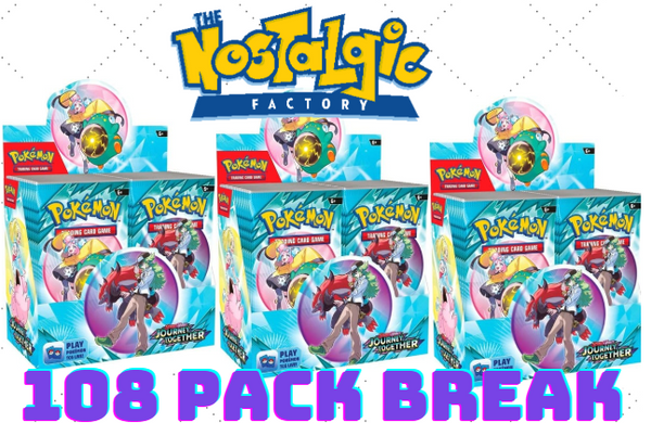 Journey Together Midnight Release Break #10 (108 Pack Break)