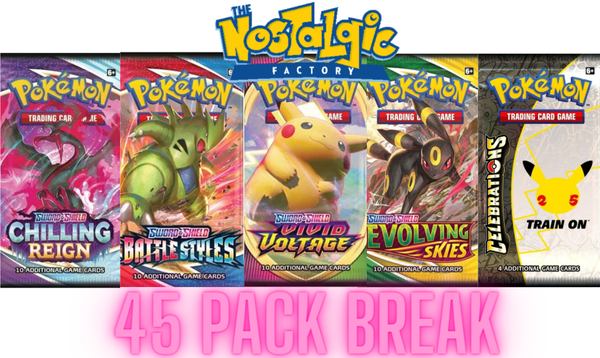 10/15 Friday Celebrations Break #16 (45 Pack Break)