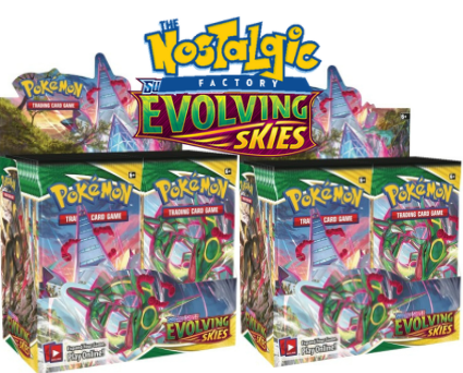 Evolving Skies Midnight Release Break #81 (72 Pack Break)