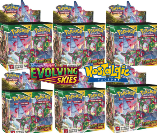 Evolving Skies Midnight Release Break #79 (216 Pack Break)